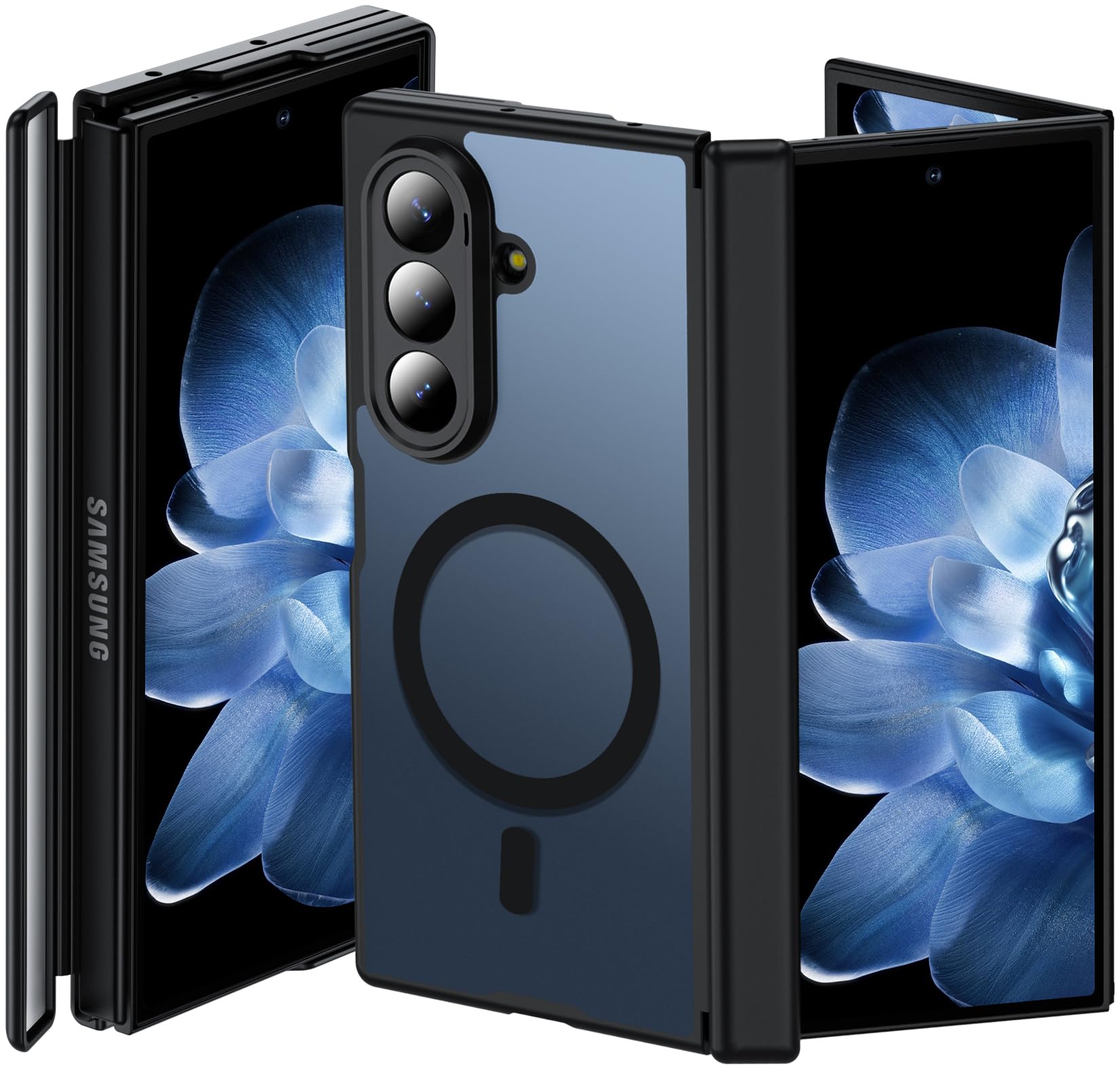 Amazon.com: Hensinple for Samsung Galaxy Z Trifold Case Magnetic